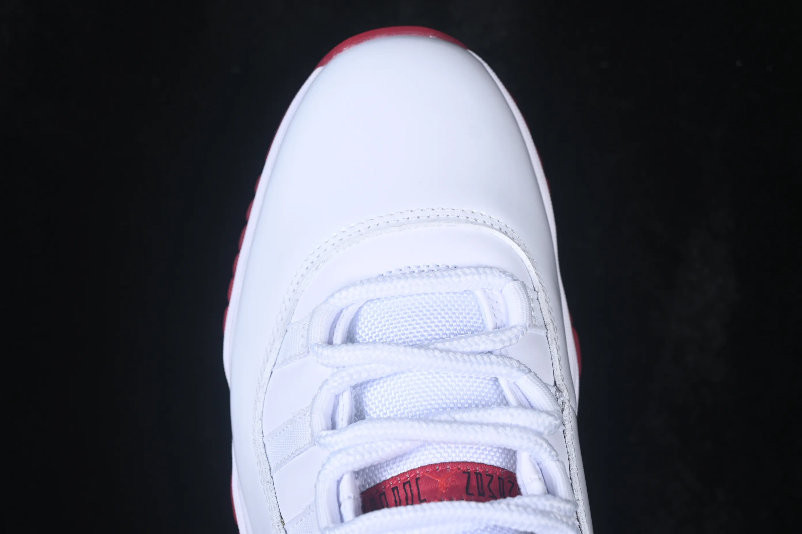All categories Air Jordan Jordan series basketball shoes Air Jordan 11 Air Jordan 11 Retro AJ11 Joe 11 patent leather white and red CT8012-160